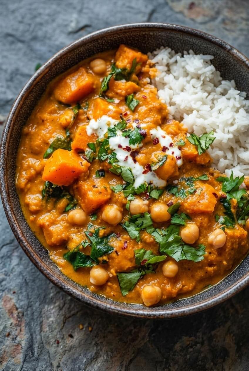 Sweet Potato & Chickpea Curry