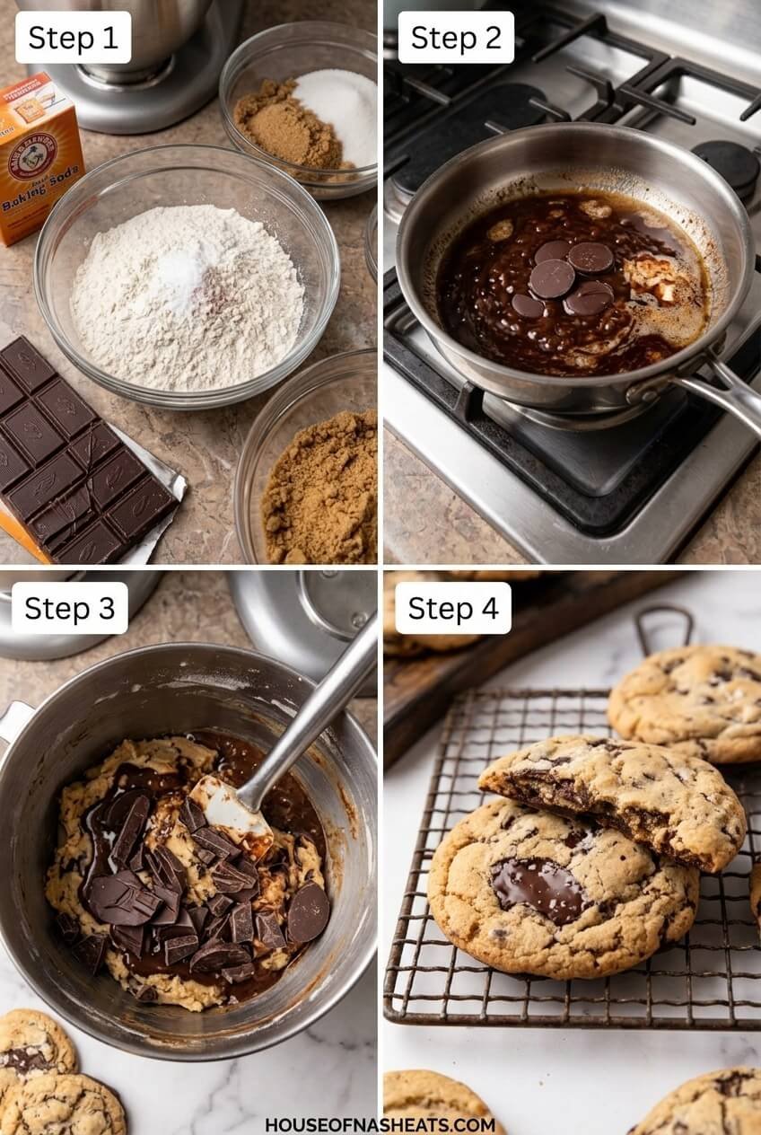 cooking Jacques Torres Chocolate Chip Cookies step by step