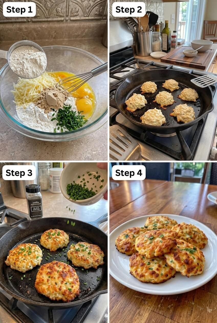 cooking High-Protein Breakfast Biscuits step by step