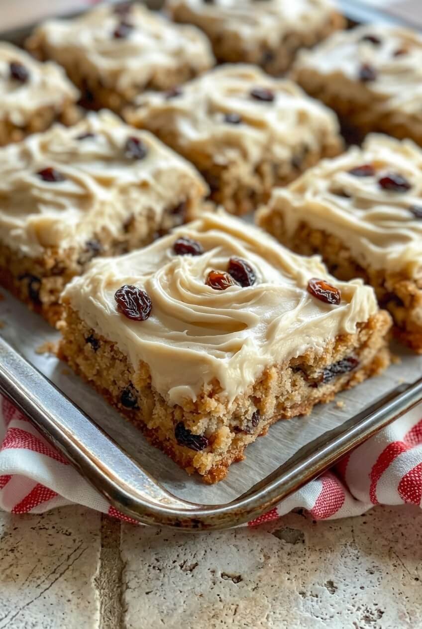 Oatmeal Raisin Cookie Bars
