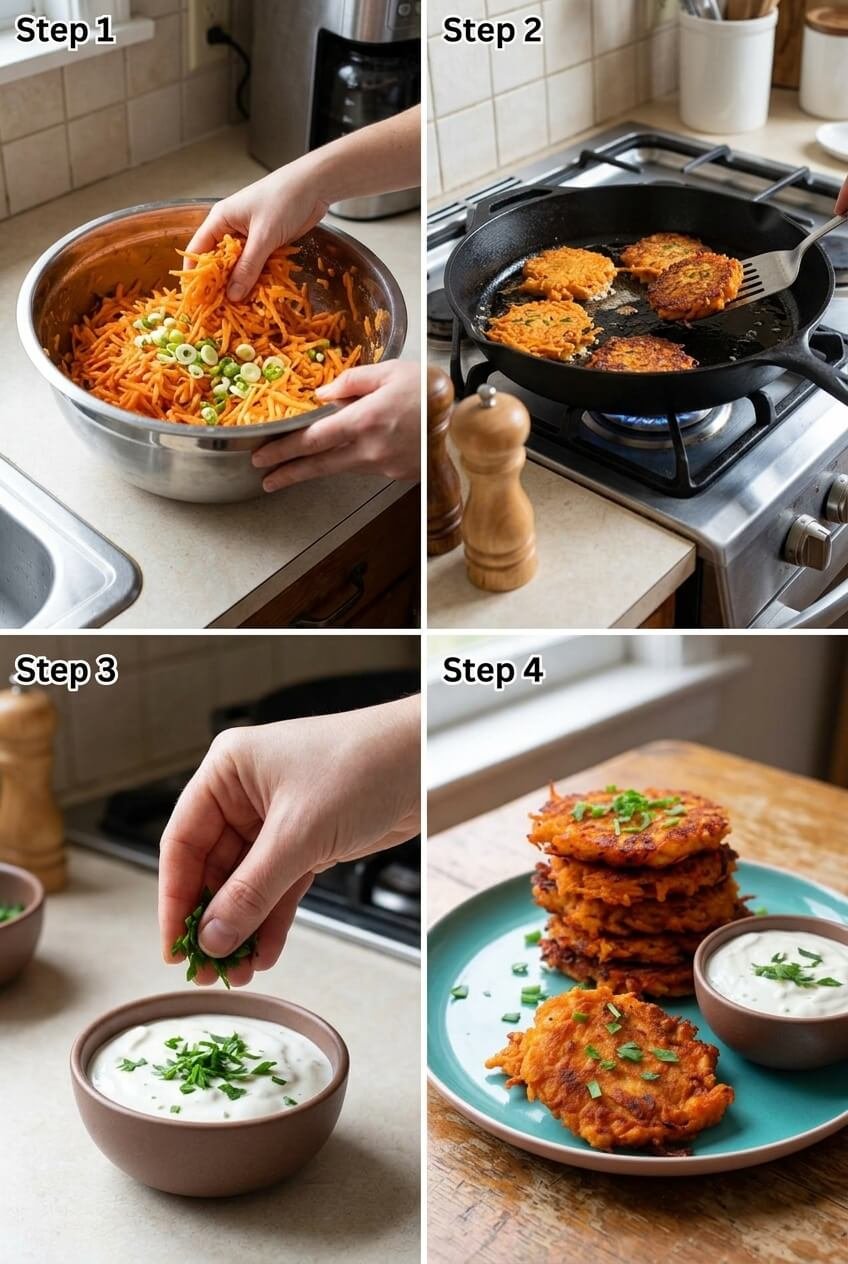 cooking Sweet Potato Hash Browns step by step