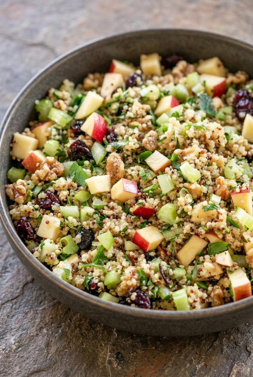 CRANBERRY APPLE QUINOA SALAD