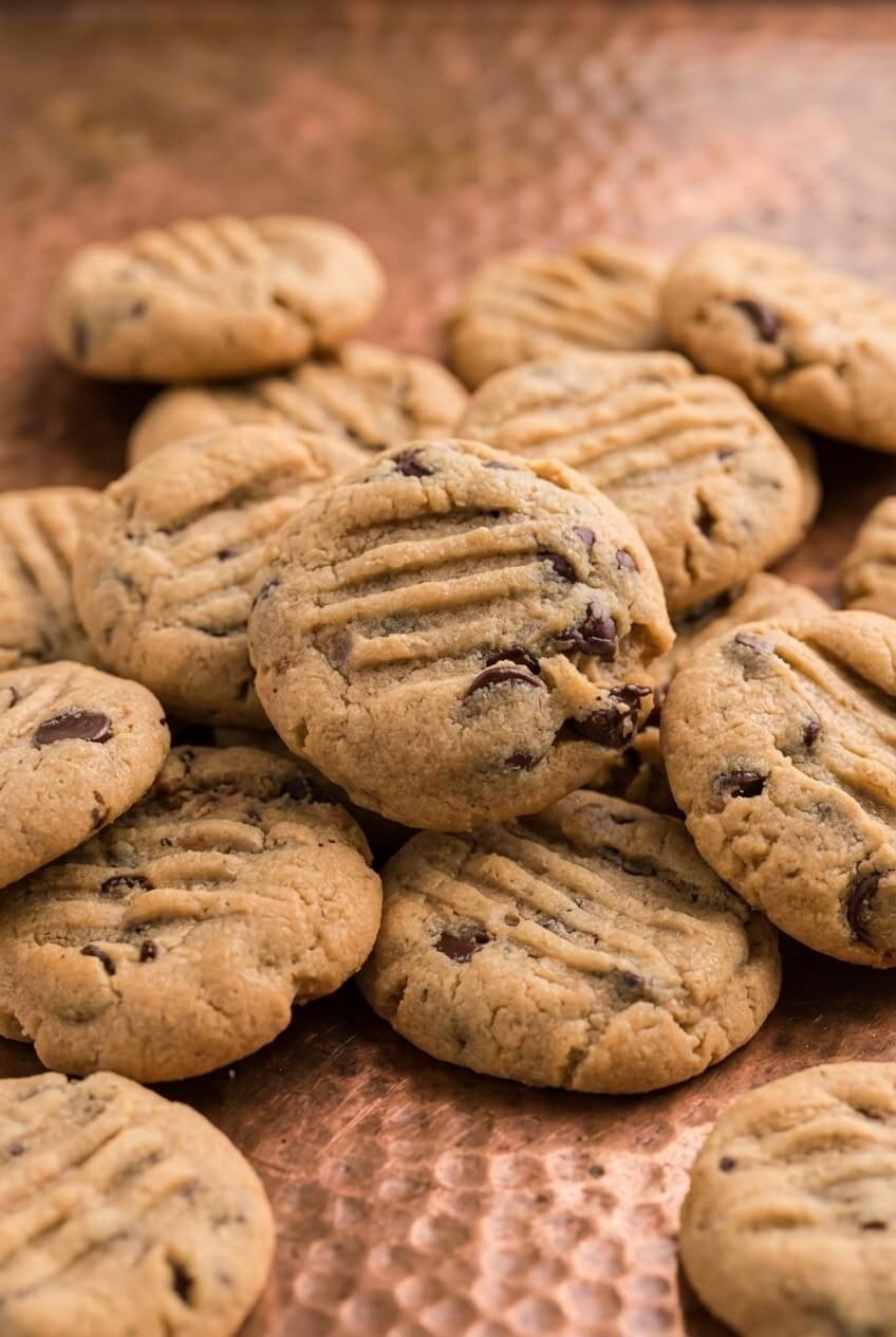 The Best Peanut Butter Chocolate Chip Cookies