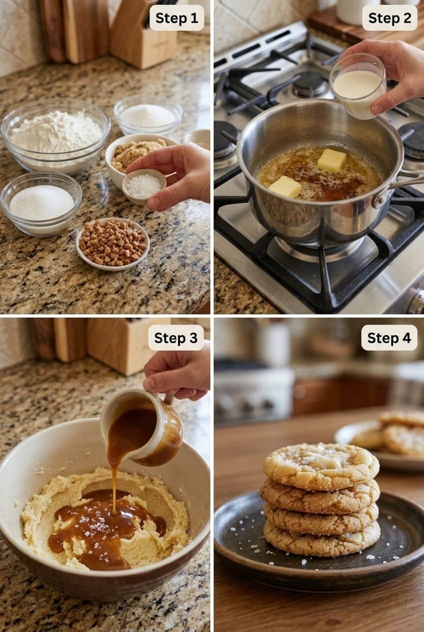 cooking Crinkly Crackly Butter Toffee Sugar Cookies step by step
